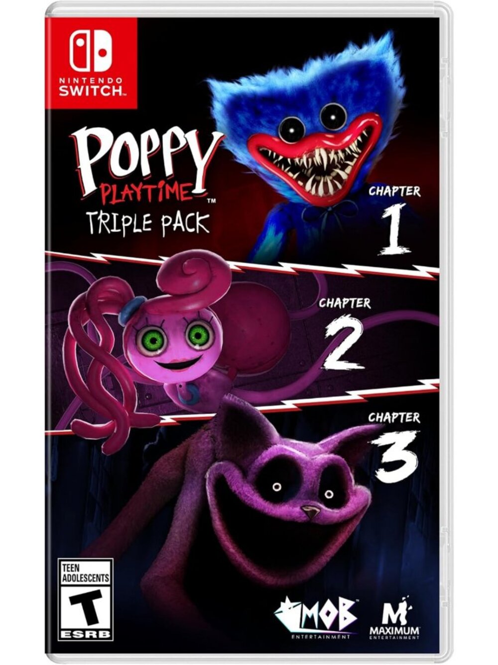 Triple Pack Poppy Playtime for Nintendo Switch - Fun Multiplayer Adventure Game